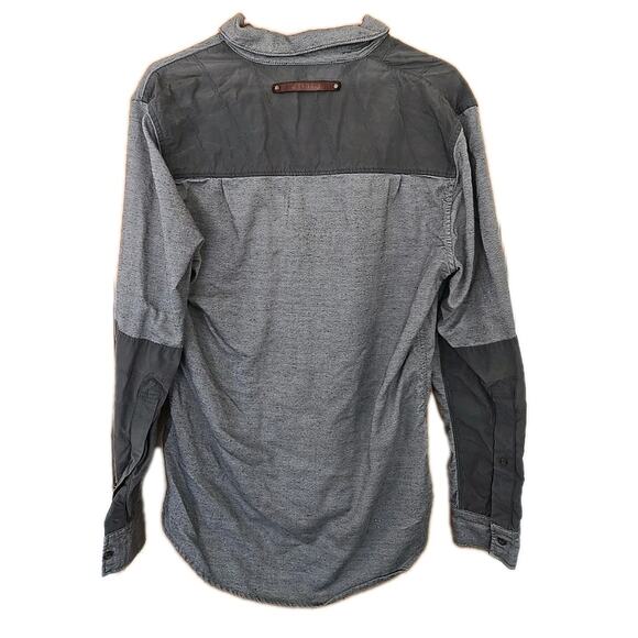 Alps and Meters | Men's Touring Oxford SHIRT IN MEDIUM / GREY COLOR - Picture 4 of 6